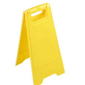 Unprinted yellow floor sign PS123 - to apply your own adhesive sign (not supplied)